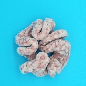 Smokey Violet Velvet Scrunchie